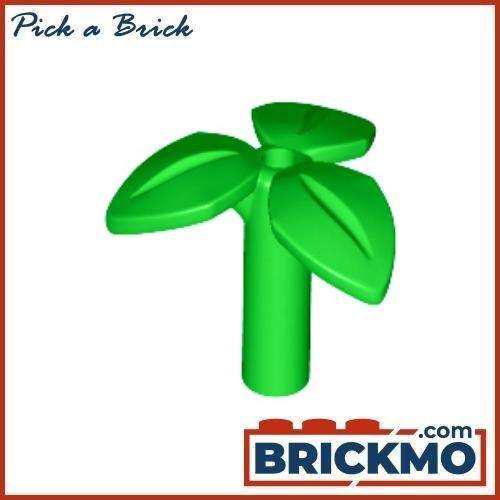 LEGO Bricks Plant Stem with 3 Leaves and Bottom Pin 37695