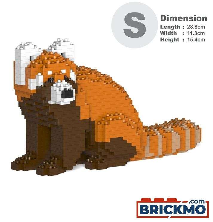 JEKCA Bricks Rød Panda 01 ST19ML31