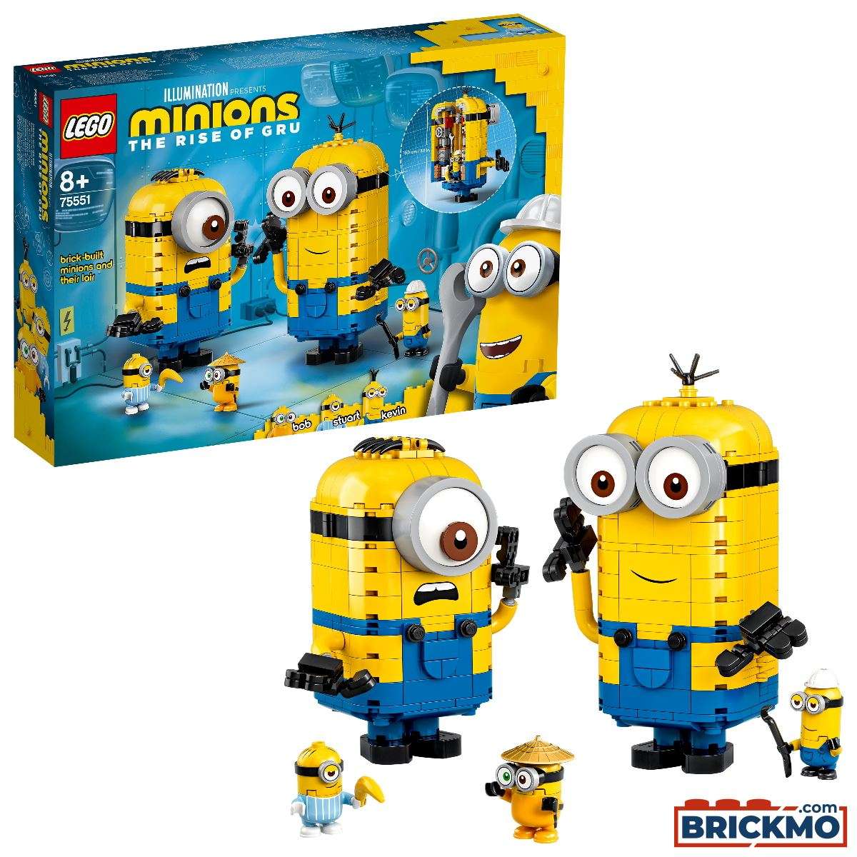 LEGO Minions 75551 Minions-Figuren Bauset mit Versteck 75551