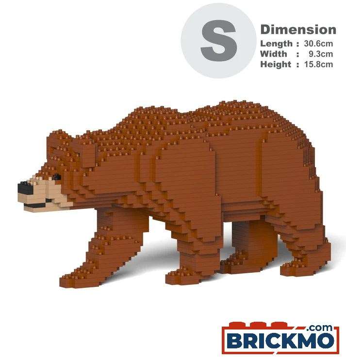 JEKCA Bricks Brown Bear 01 ST19ML20