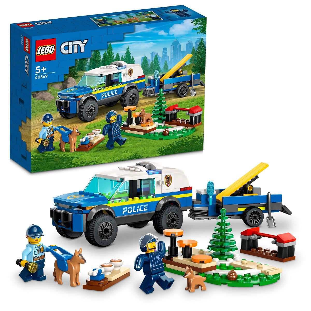 LEGO City 60369 Mobiles Polizeihunde-Training 60369