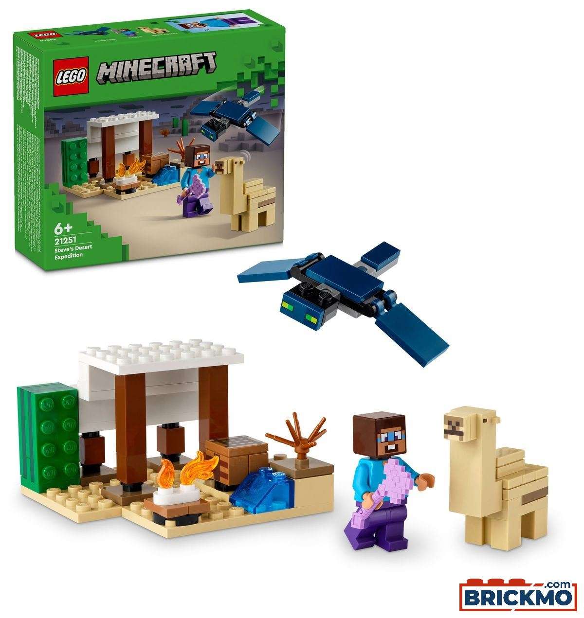 LEGO Minecraft 21251 La Expedición de Steve al Desierto 21251
