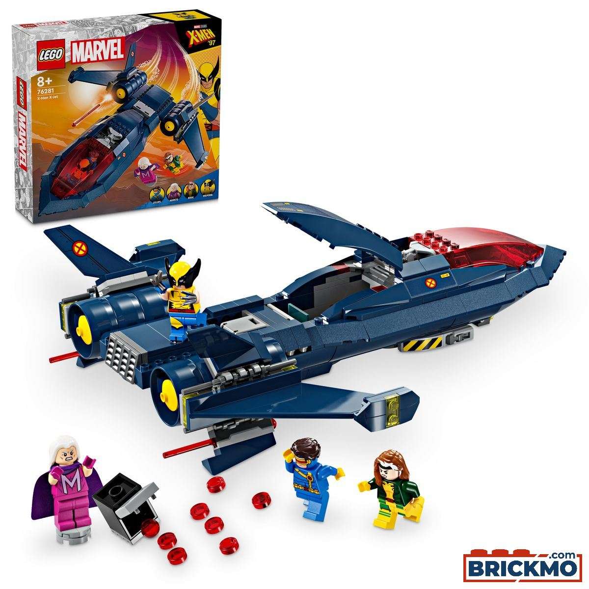 LEGO Marvel Super Heroes 76281 X-Jet di X-Men 76281