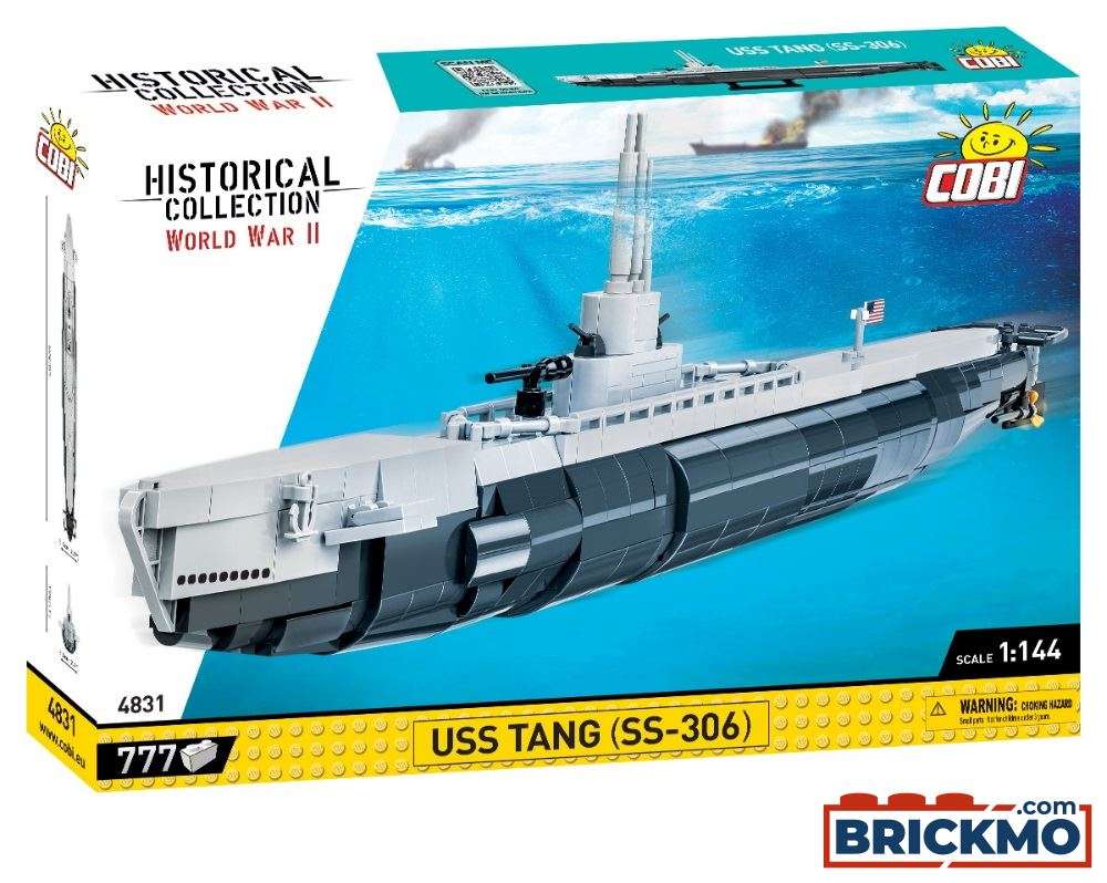 Cobi Historical Collection World War II 4831 USS Tang 1:144 4831