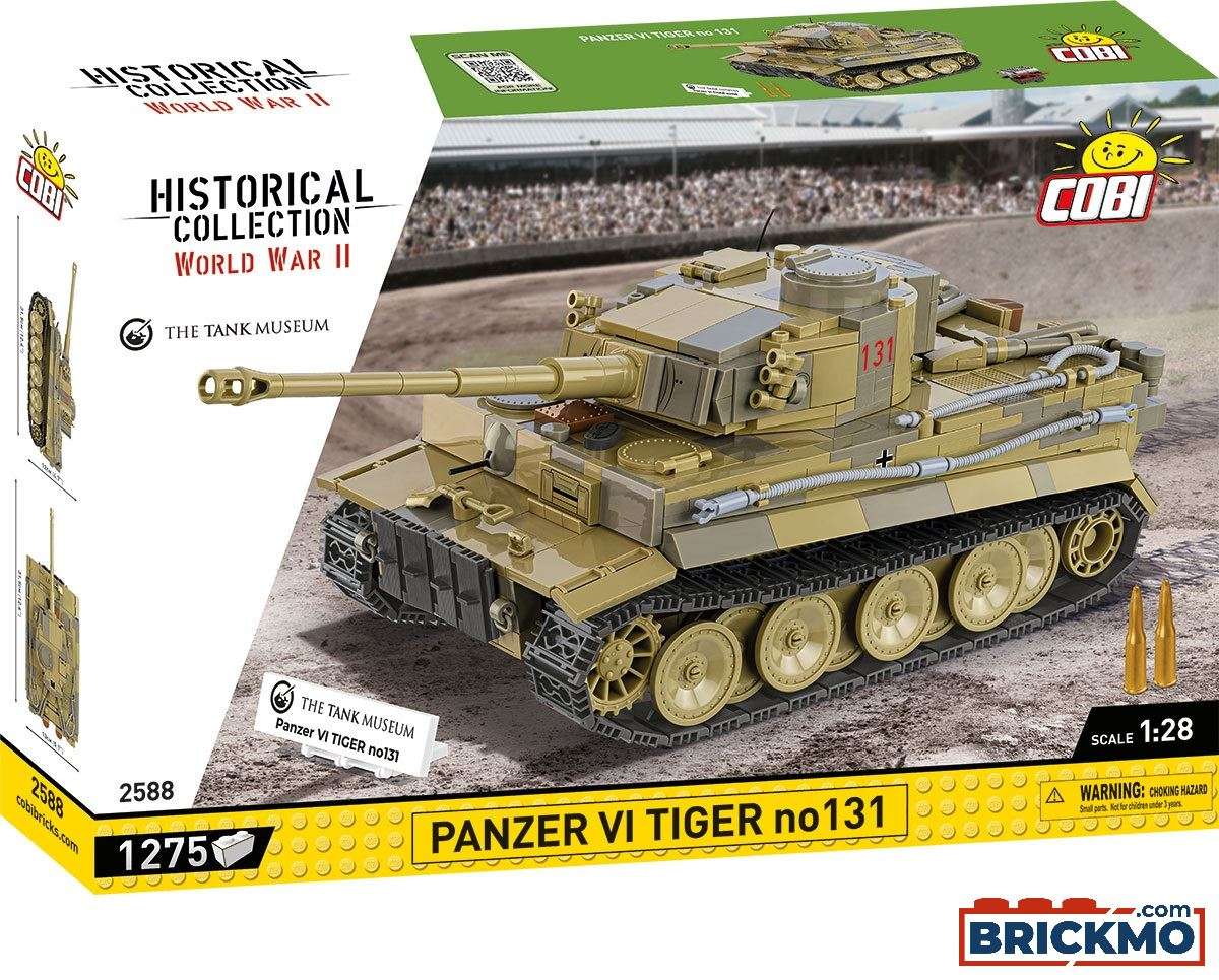 Cobi Historical Collection World War II 2588 Panzer VI Tiger I No.131 2588