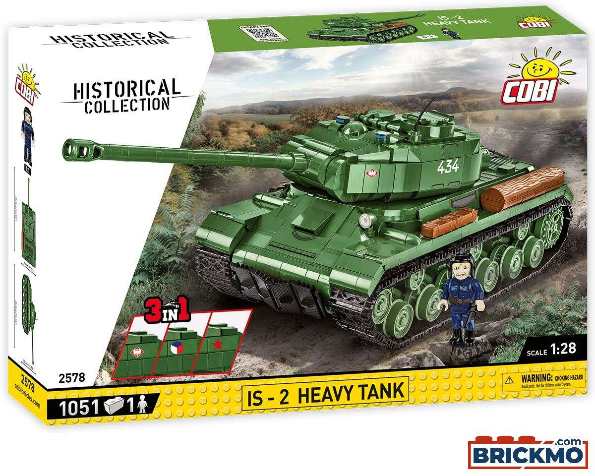 Cobi Historical Collection World War II 2578 IS-2 3in1 2578