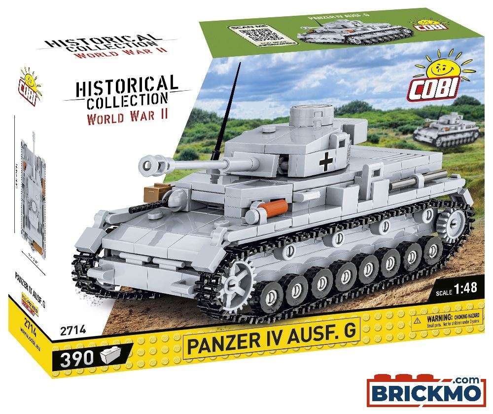 Cobi Historical Collection World War II 2714 Panzer IV Ausf. G 2714