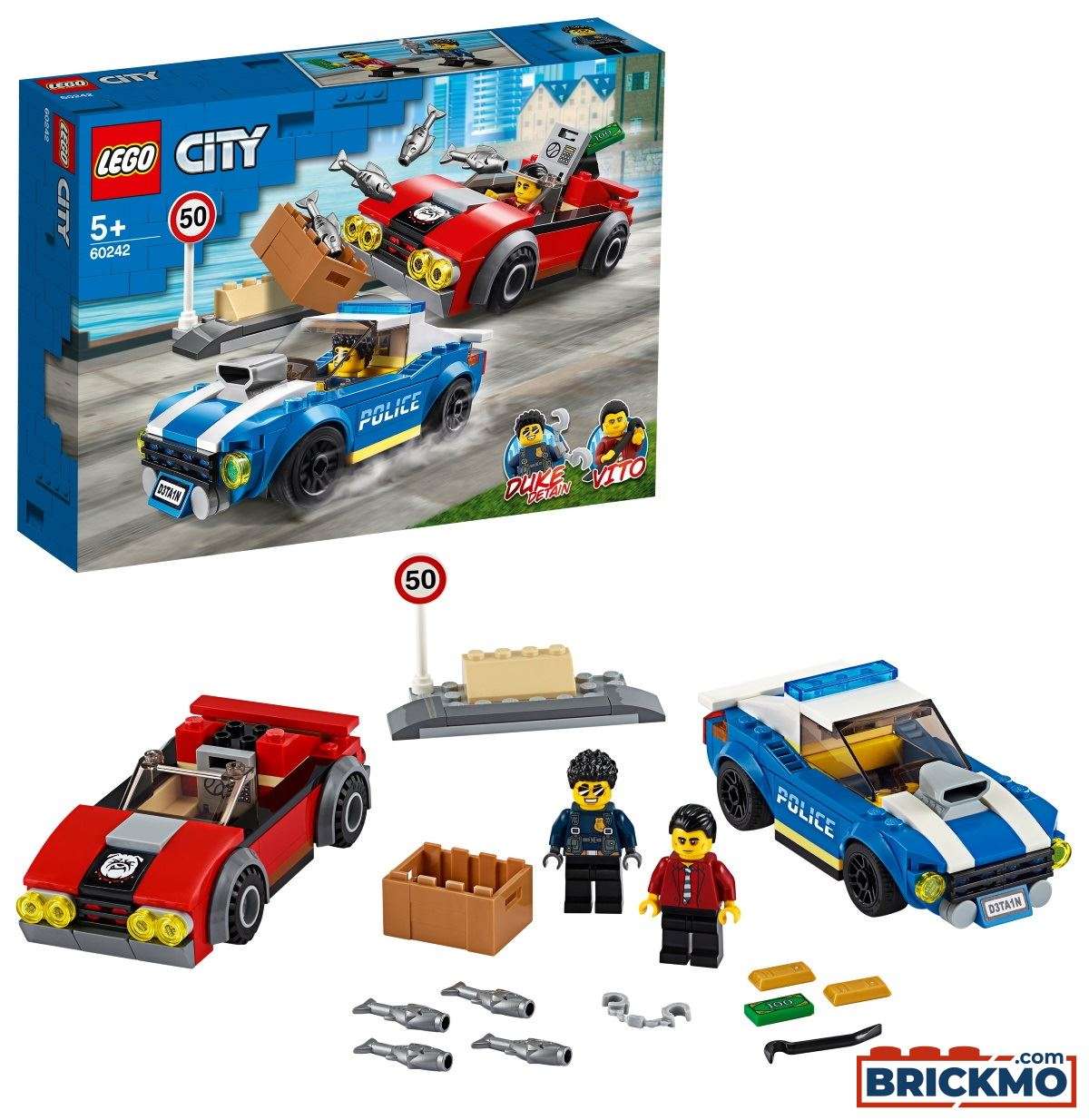 LEGO City 60242 Polizei Festnahme auf der Autobahn 60242