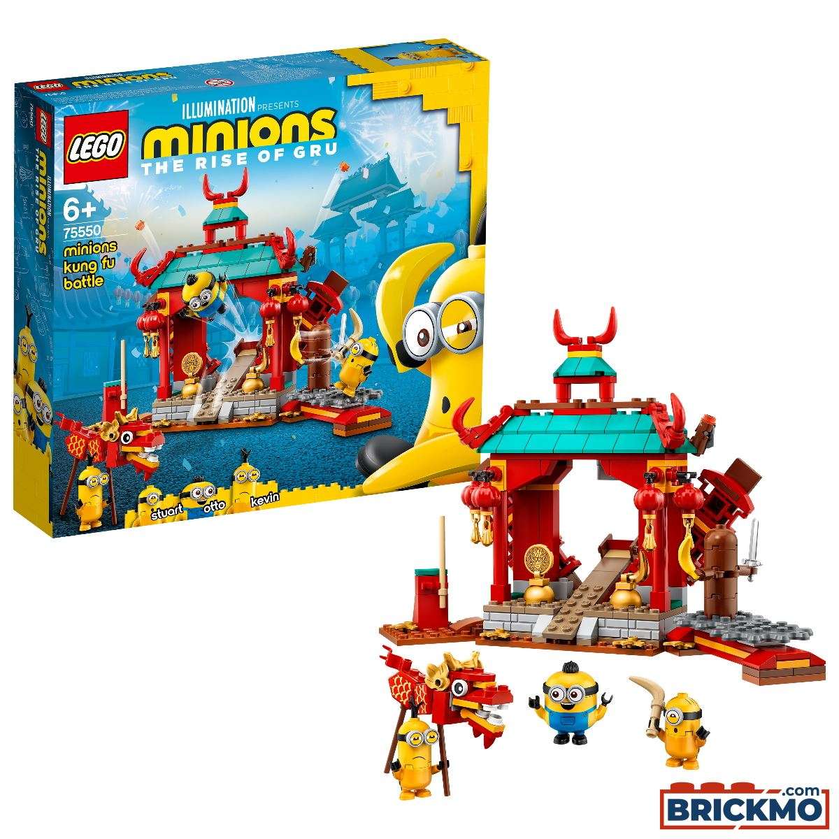 LEGO Minions 75550 Minions Kung Fu Tempel 75550