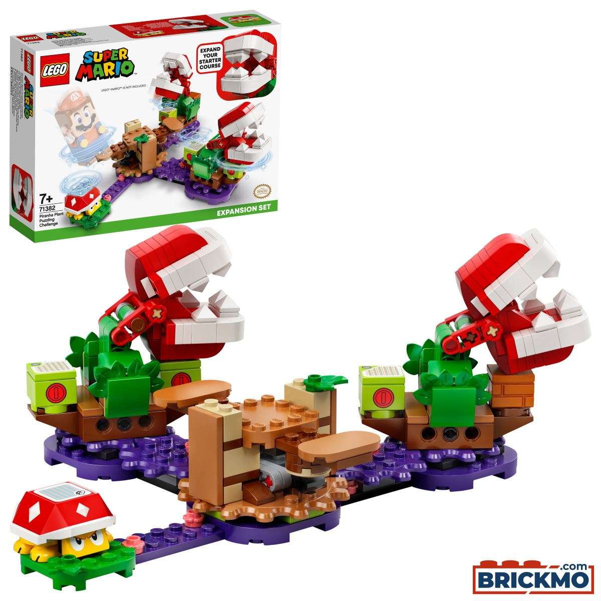LEGO Super Mario 71382 Piranha-Pflanzen-Herausforderung – Erweiterungsset 71382