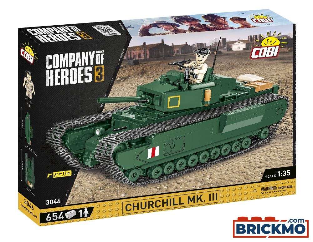 Cobi Company of Heroes 3 3046 Churchill MK.III 3046