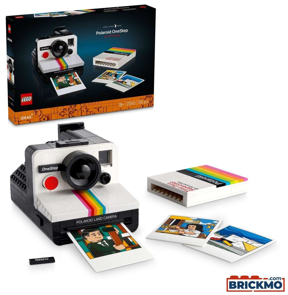 LEGO Ideas 21345 Polaroid OneStep SX-70 Fényképezőgép 21345