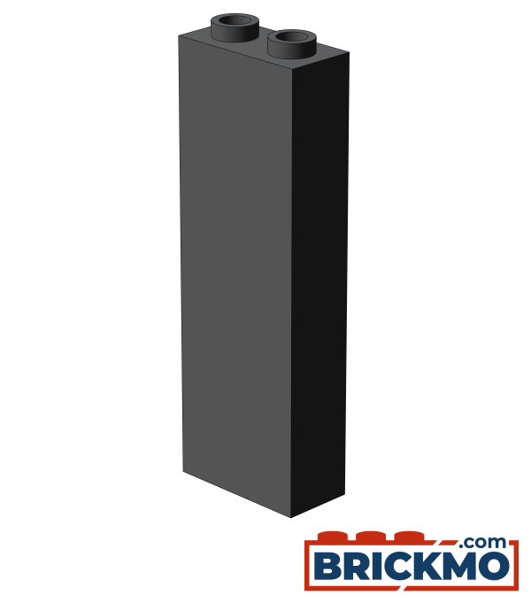 BRICKMO Bricks Brick 1x2x5 without Side Supports dark bluish gray 46212