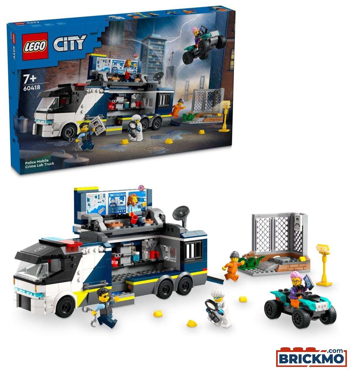 LEGO City Polizei 60418 Laboratorio de Criminología Móvil de la Policía 60418