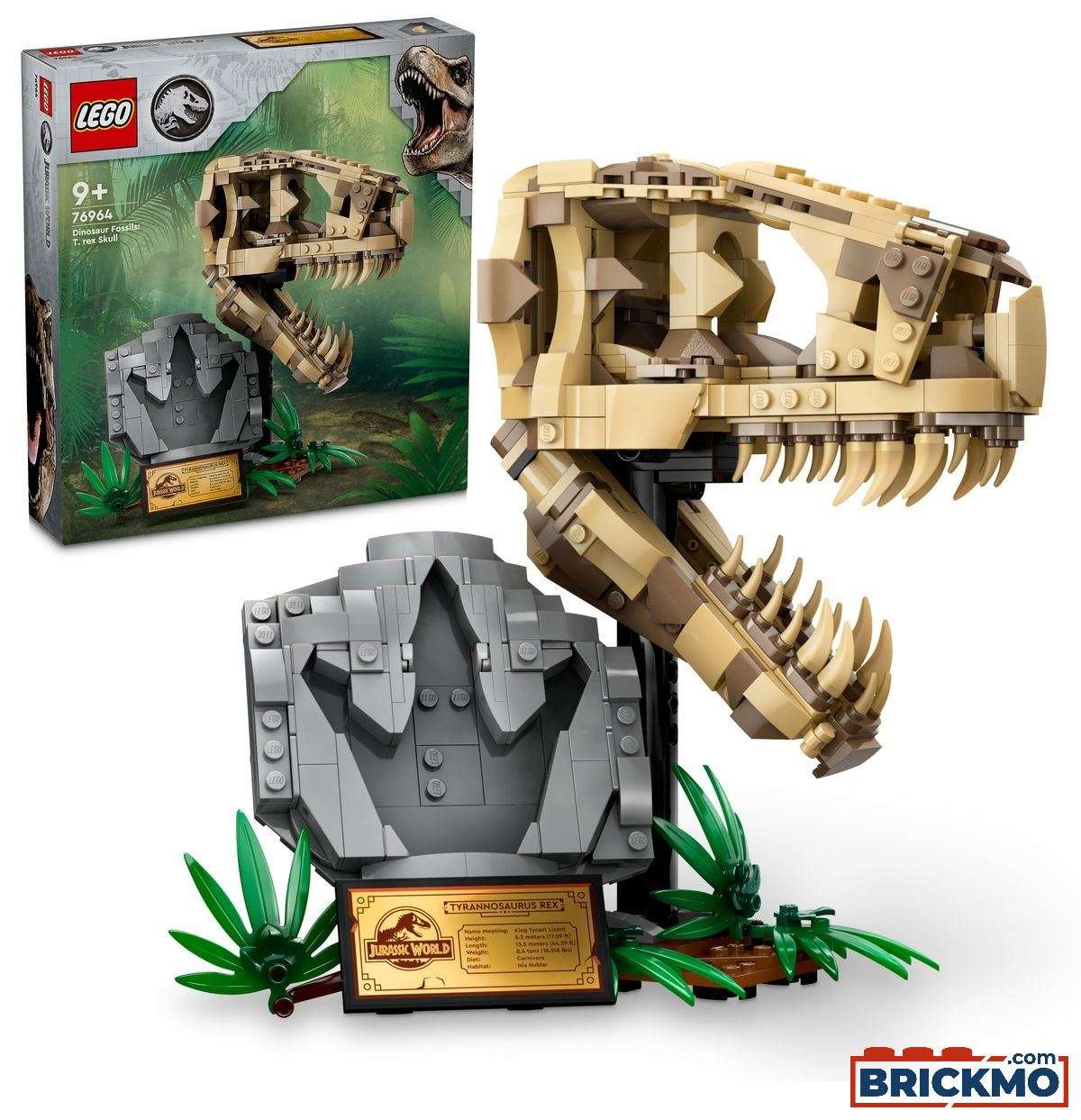 LEGO Jurassic World 76964 Fósiles de Dinosaurio: Cráneo de T. rex 76964