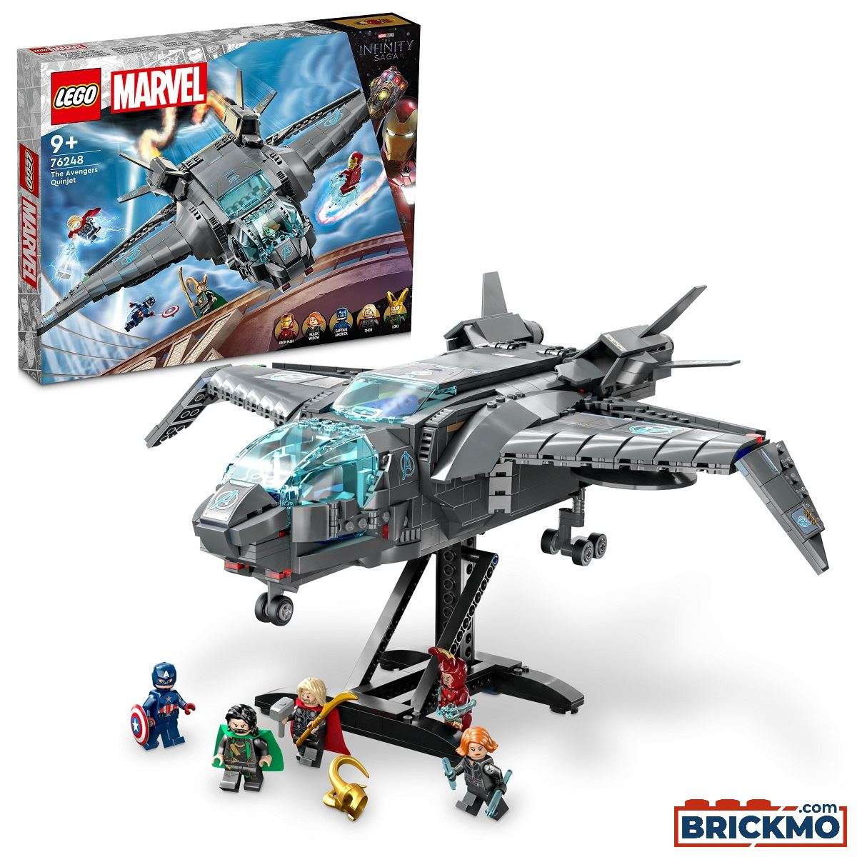 LEGO Marvel Super Heroes 76248 Der Quinjet der Avengers 76248