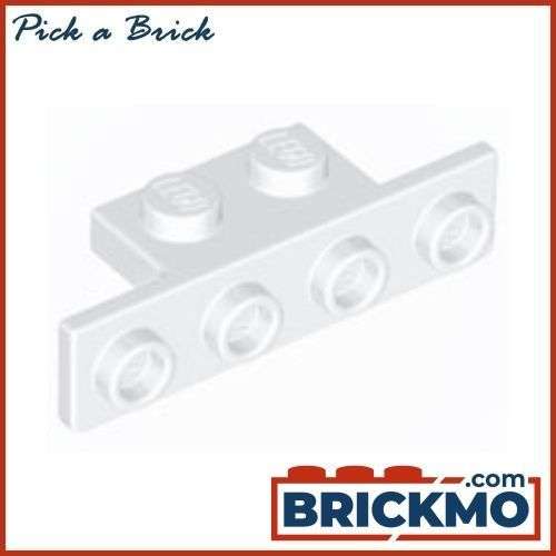 LEGO Bricks Bracket 1x2 - 1x4 with Two Rounded Corners at the Bottom 28802