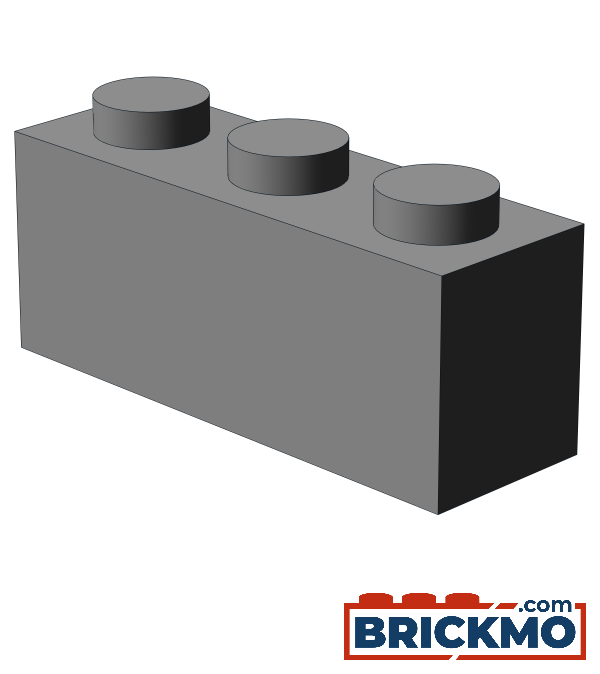 BRICKMO Bricks Brick 1x3 light bluish gray 3622