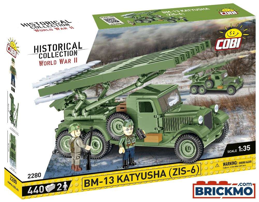 Cobi Historical Collection World War II 2280 BM-13 Katyusha ZIS-6 2280