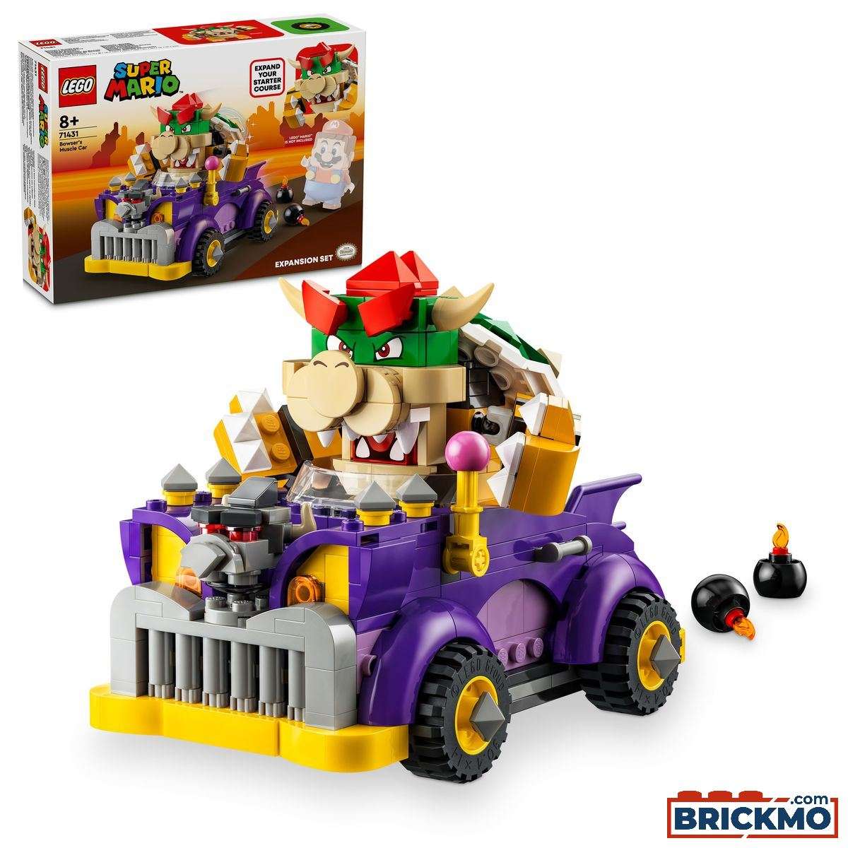 LEGO Super Mario 71431 Carro monstruoso do Bowser – Set de Expansão 71431
