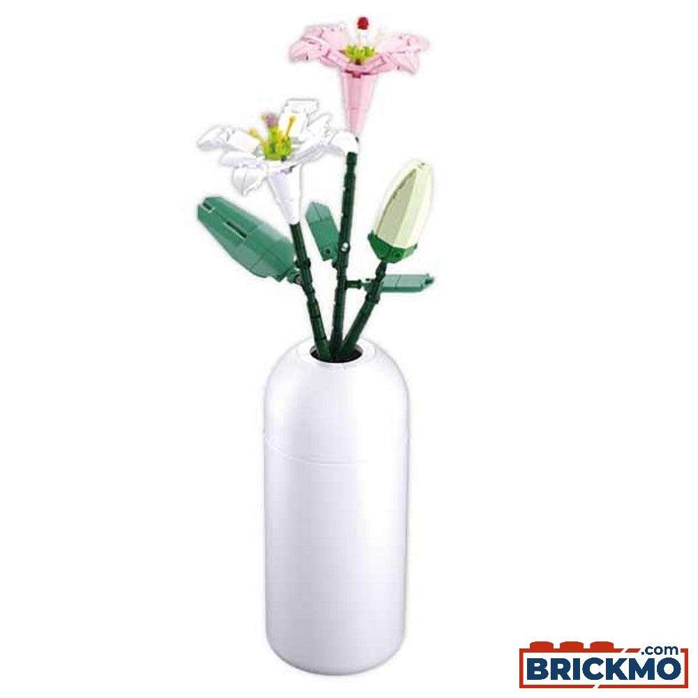 Sluban lily in vase M38-B1101-07