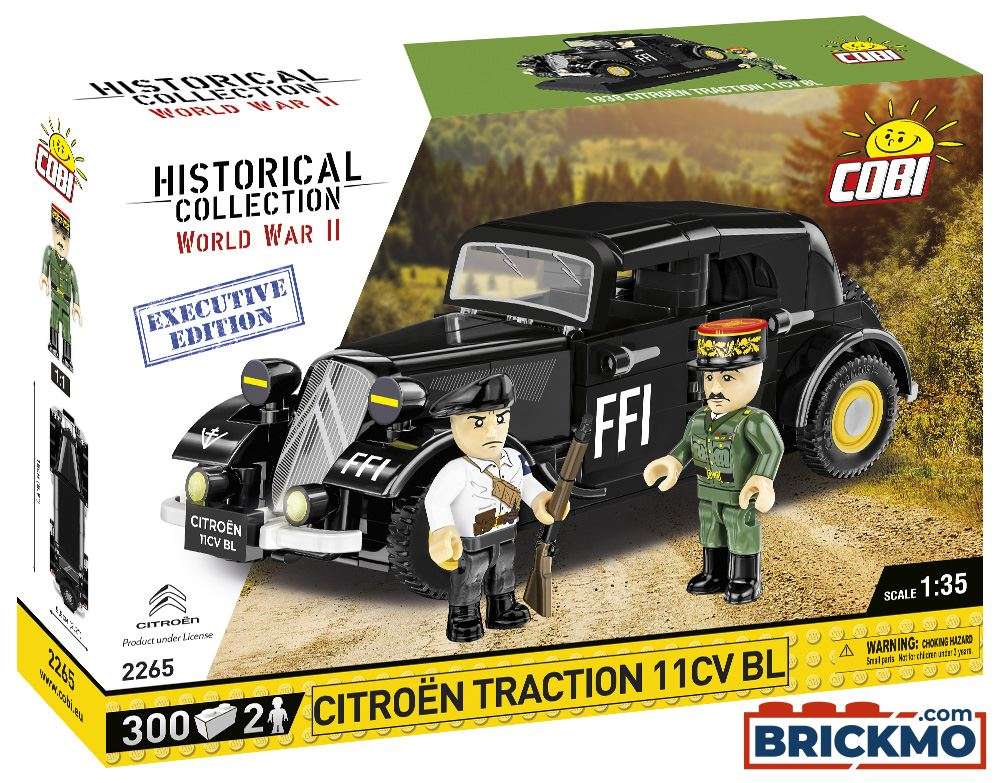 Cobi Historical Collection World War II 2265 Executive Edition Citroen Traction 11CV BL 1:35 2265