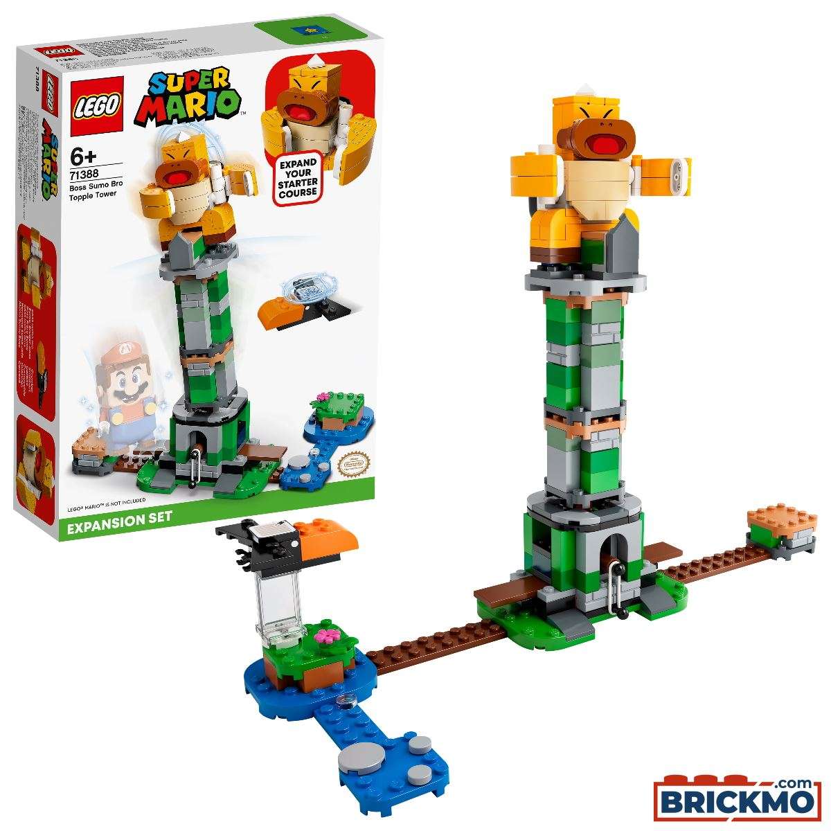 LEGO Super Mario 71388 Kippturm mit Sumo-Bruder-Boss – Erweiterungsset 71388