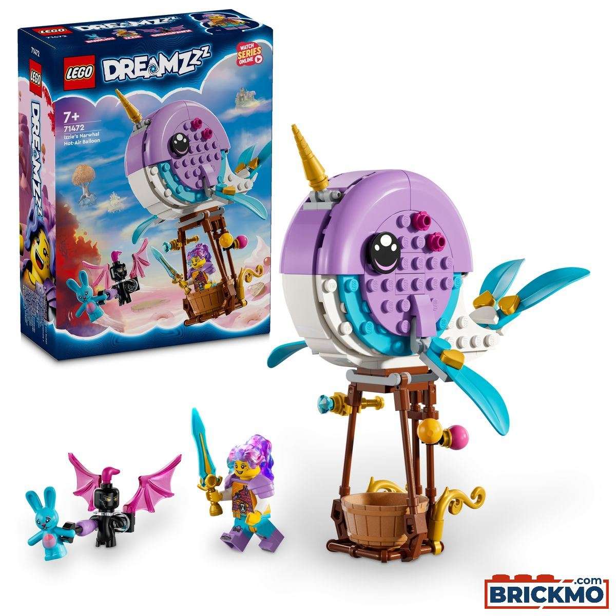 LEGO DreamZzz 71472 Izzie´s Narwhal Hot-Air Balloon 71472
