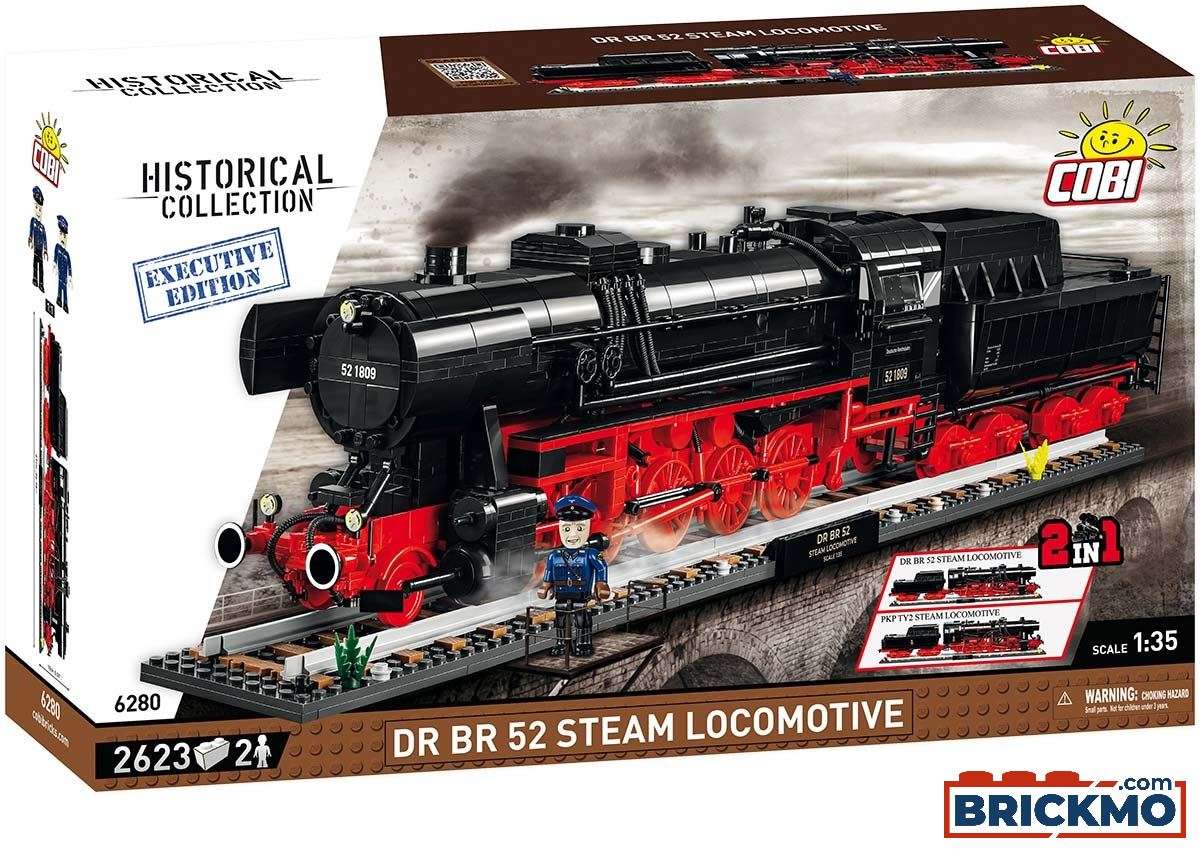 Cobi Historical Collection 6280 DRB Class 52 Steam Locomotive 6280