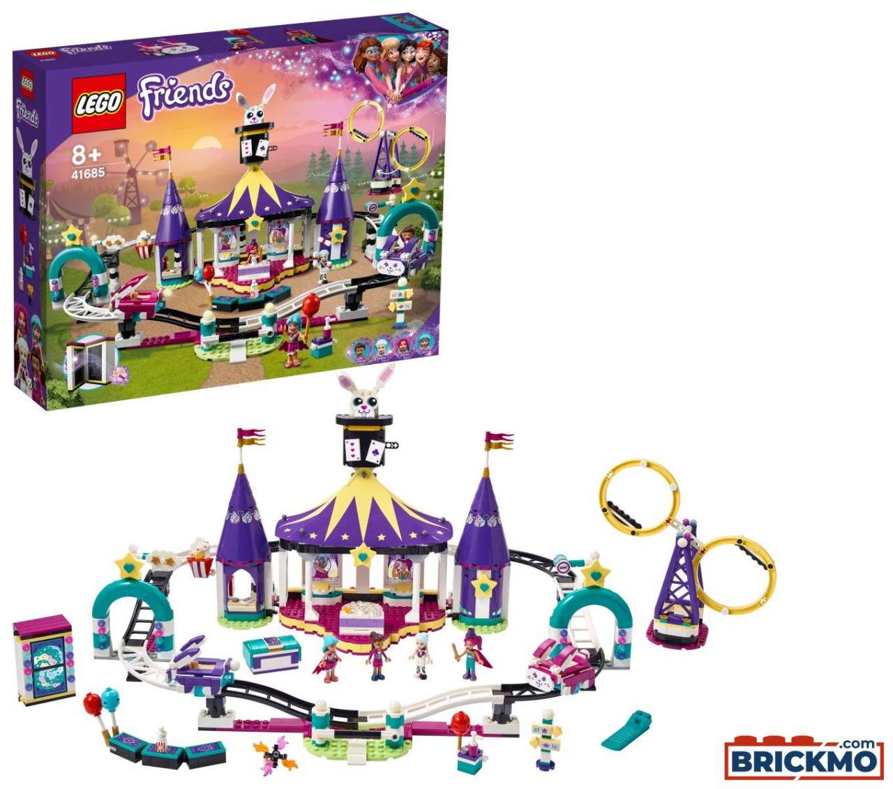 LEGO Friends 416854 Magische Jahrmarktachterbahn 41685