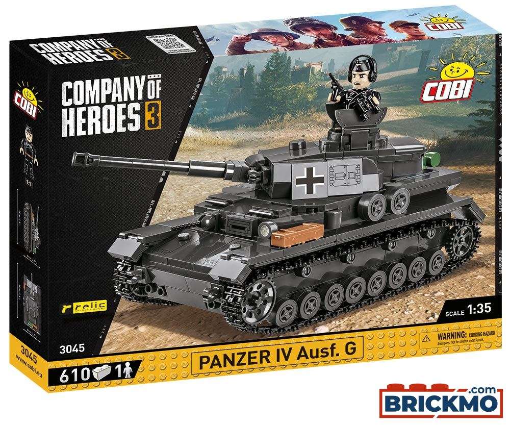Cobi Company of Heroes 3 3045 Panzer IV Ausfg. G 3045
