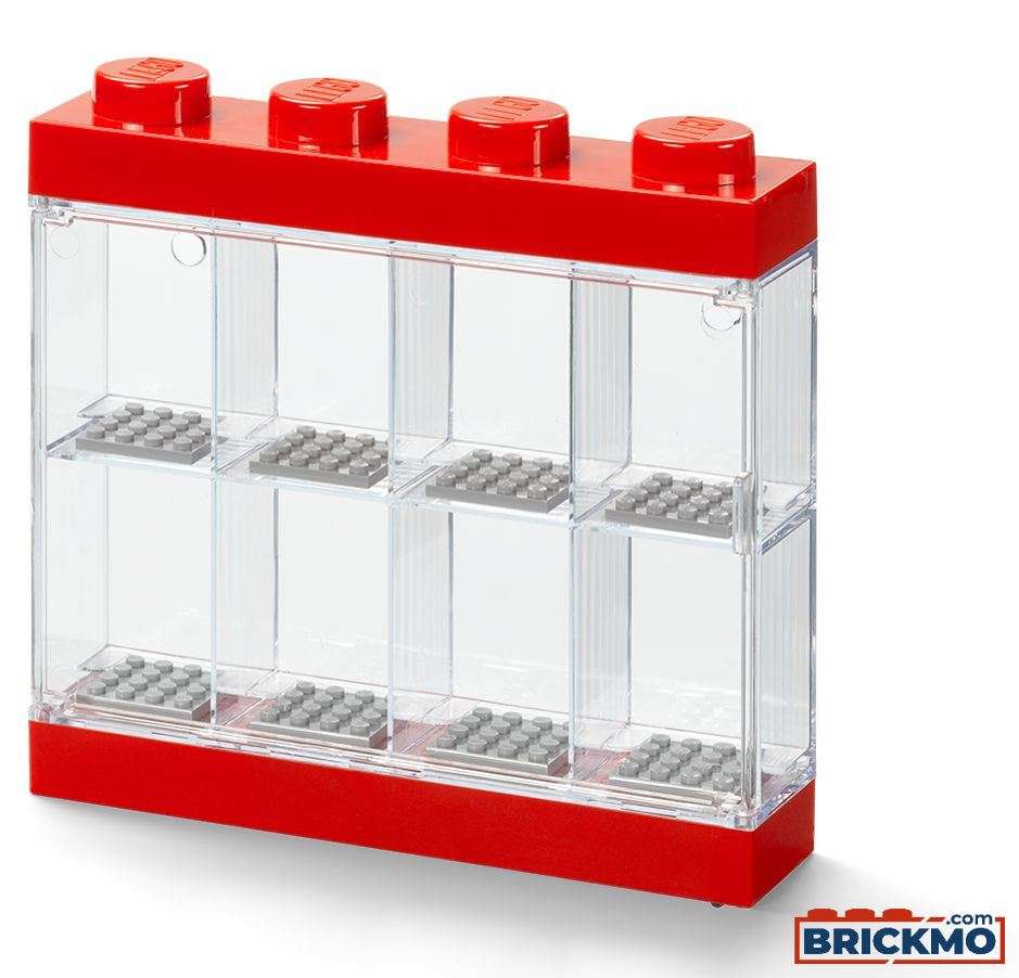 LEGO Minifigures 5006151 Schaukasten für 8 Minifiguren rot 5006151