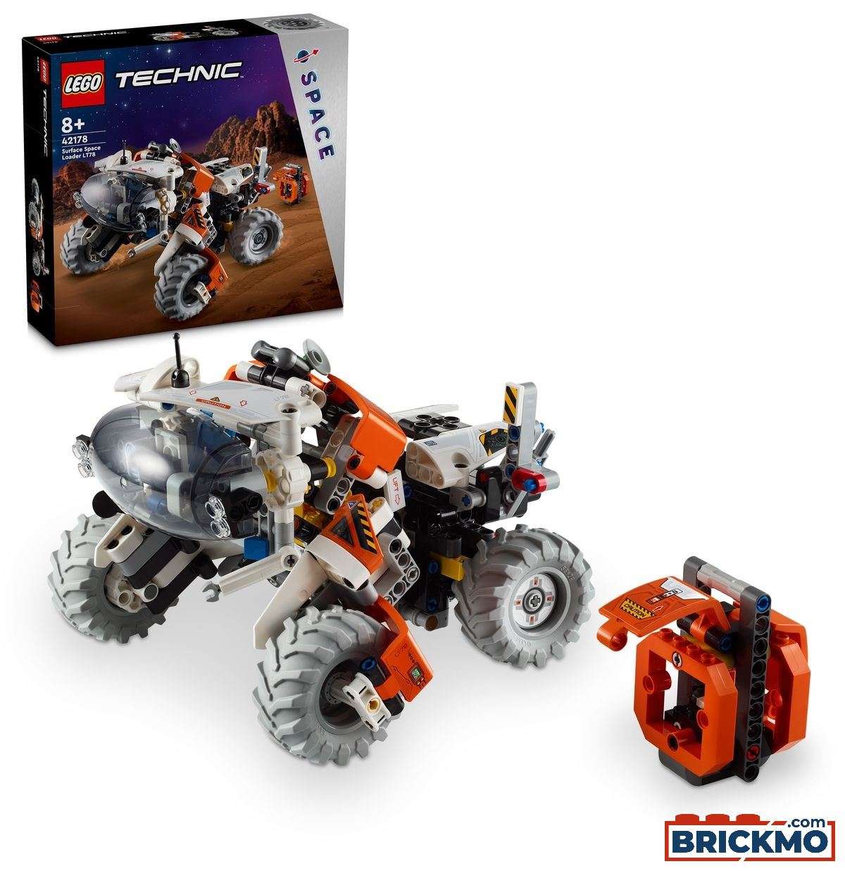 LEGO Technic 42178 Cargadora Espacial de Superficie LT78 42178