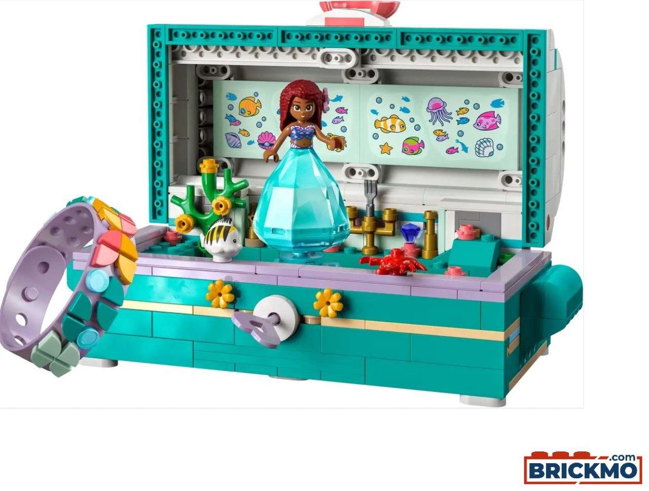 LEGO Disney 43229 Arielina truhlica s pokladom 43229