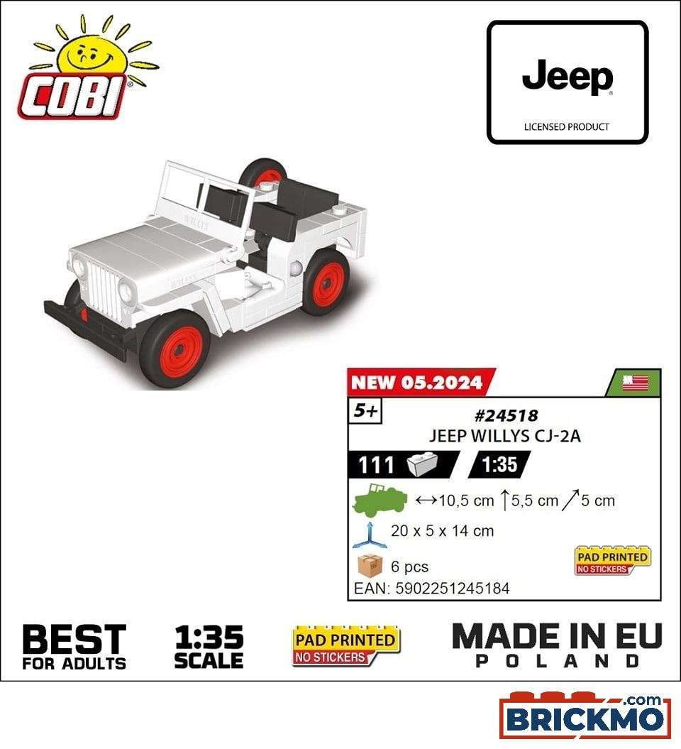 Cobi Youngtimer 24518 Jeep Willys CJ-2A WH 24518