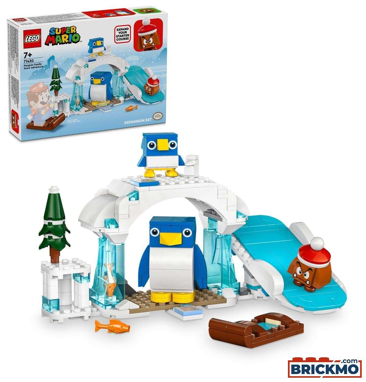 LEGO Super Mario 71430 Aventura na neve da família Pinguim – Set de Expansão 71430