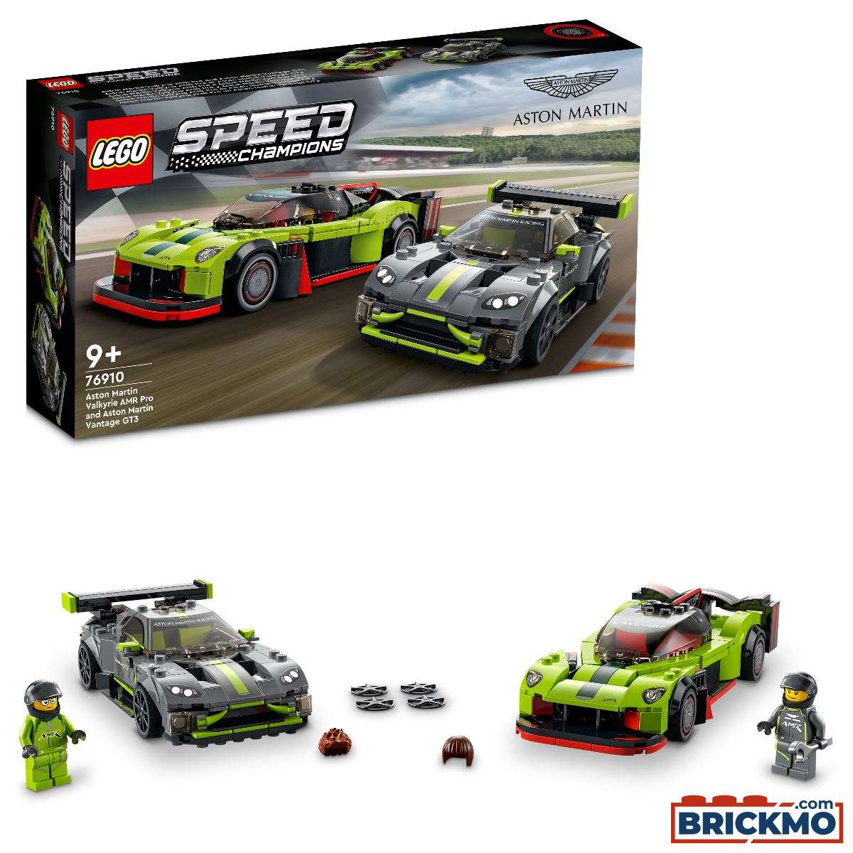 LEGO Speed Champions 76910 Aston Martin Valkyrie AMR Pro &amp; Aston Martin Vantage GT3 76910