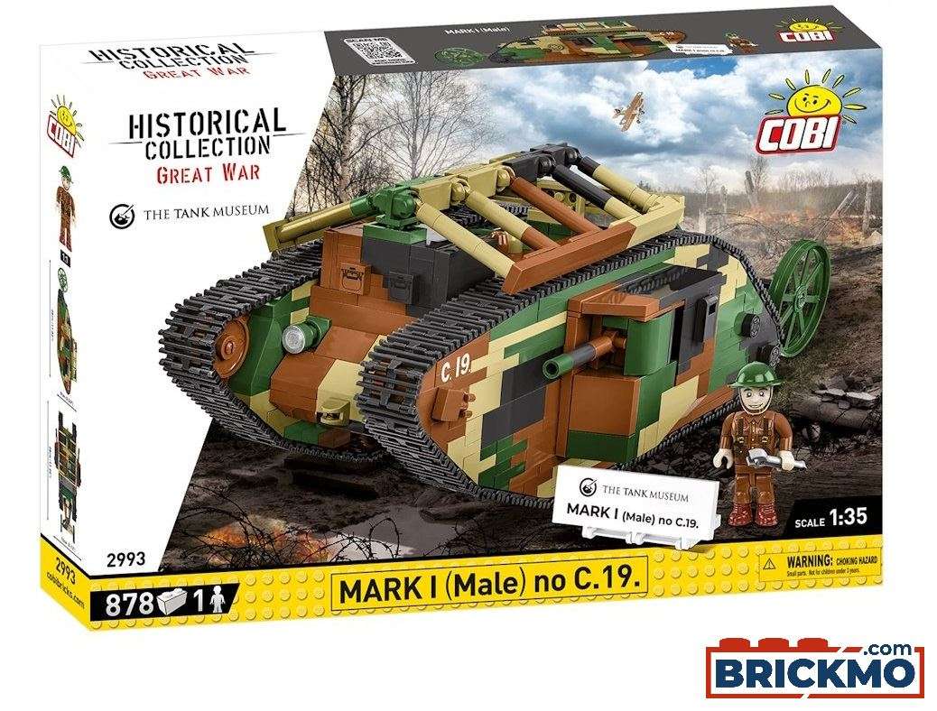 Cobi Historical Collection Great War 3993 Mark I 2993