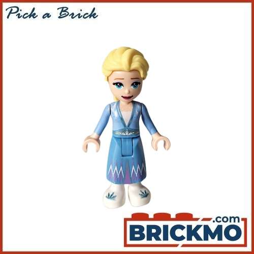 LEGO Bricks Elsa Medium Blue Skirt White Shoes dp153