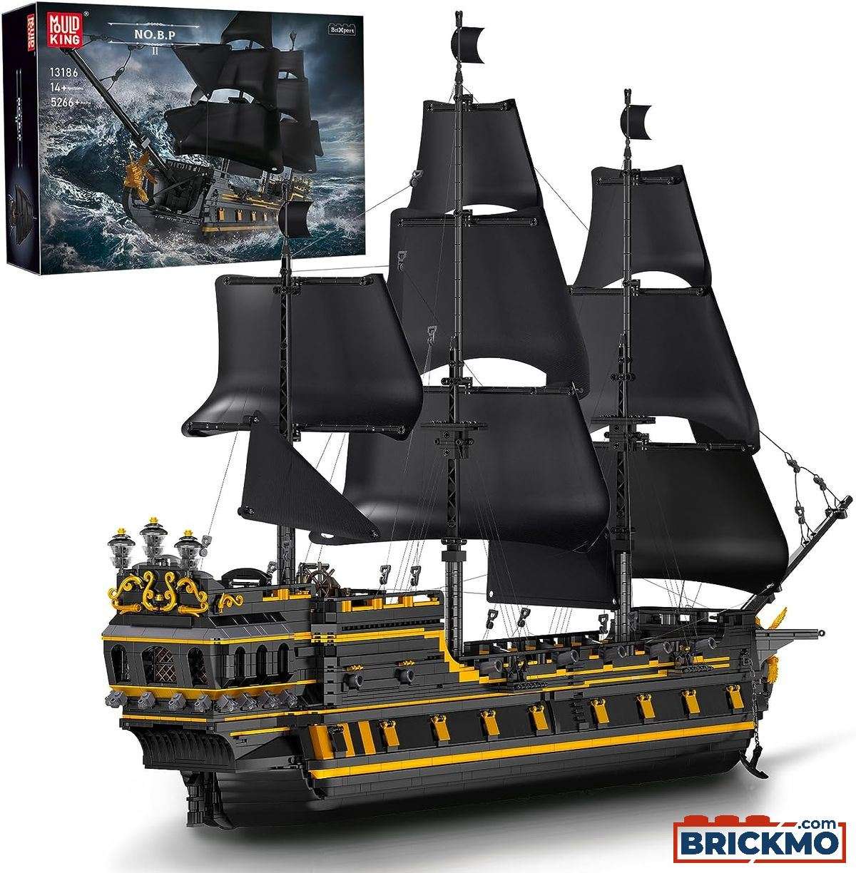 Mould King Black Pearl Pirátska loď 13186