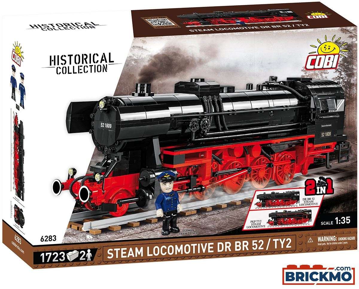 Cobi Historical Collection 6283 Steam Locomotive DRB Class 52 6283