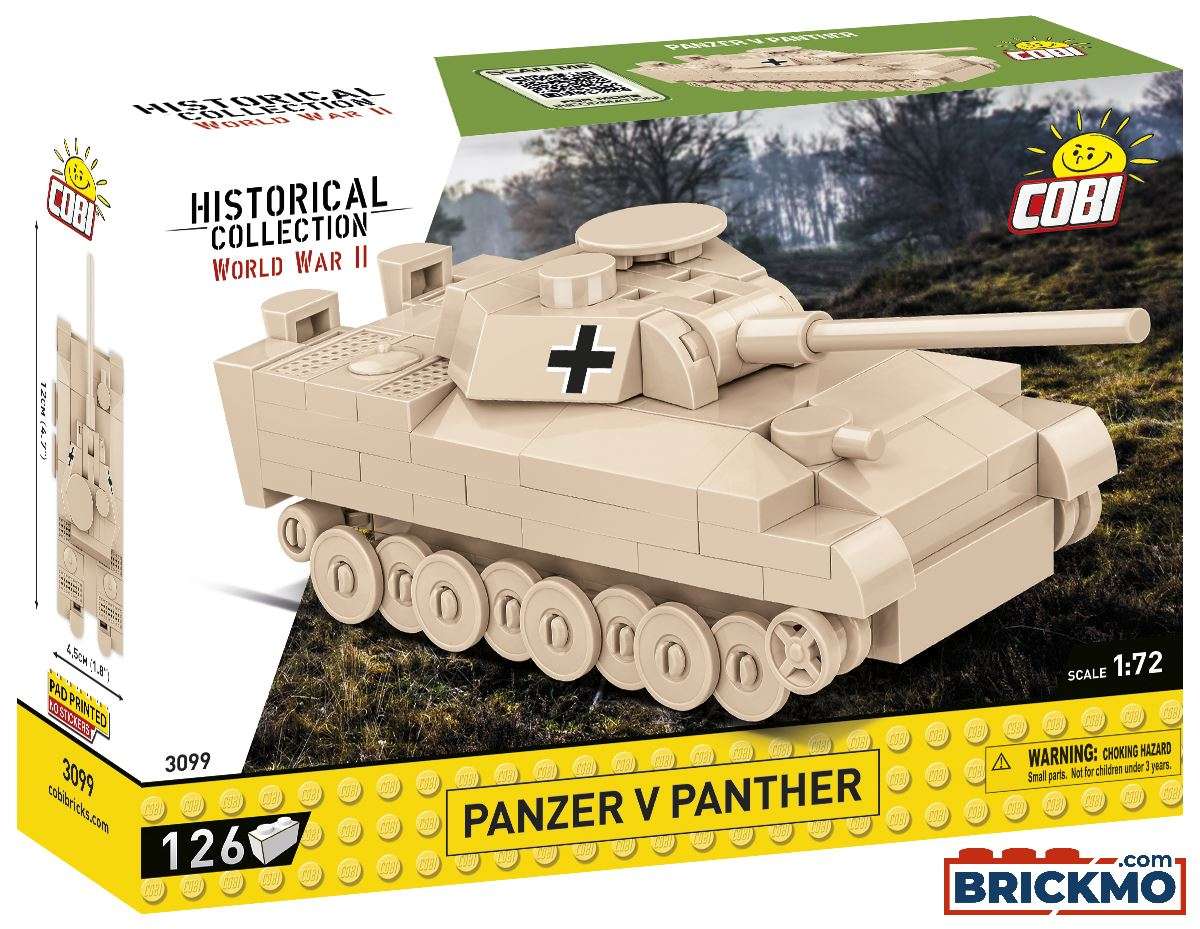Cobi Historical Collection World War II 3099 Panzer V Panther 3099