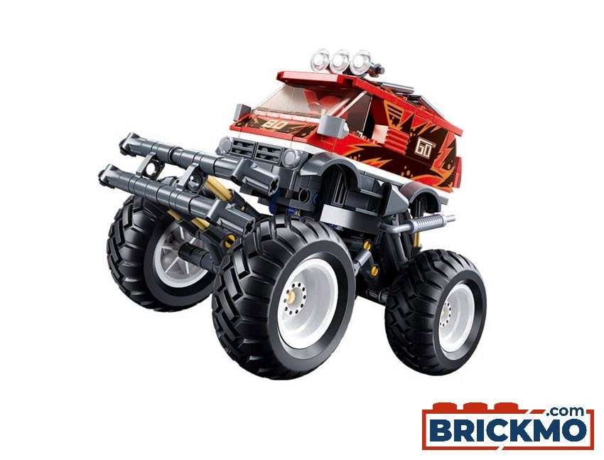 Sluban Power Bricks Bigfoot red M38-B1159