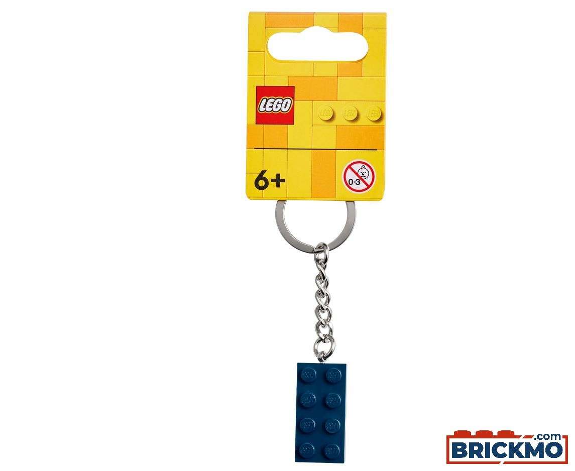 LEGO 854237 Schlüsselanhänger mit blauem 2x4-Stein 854237