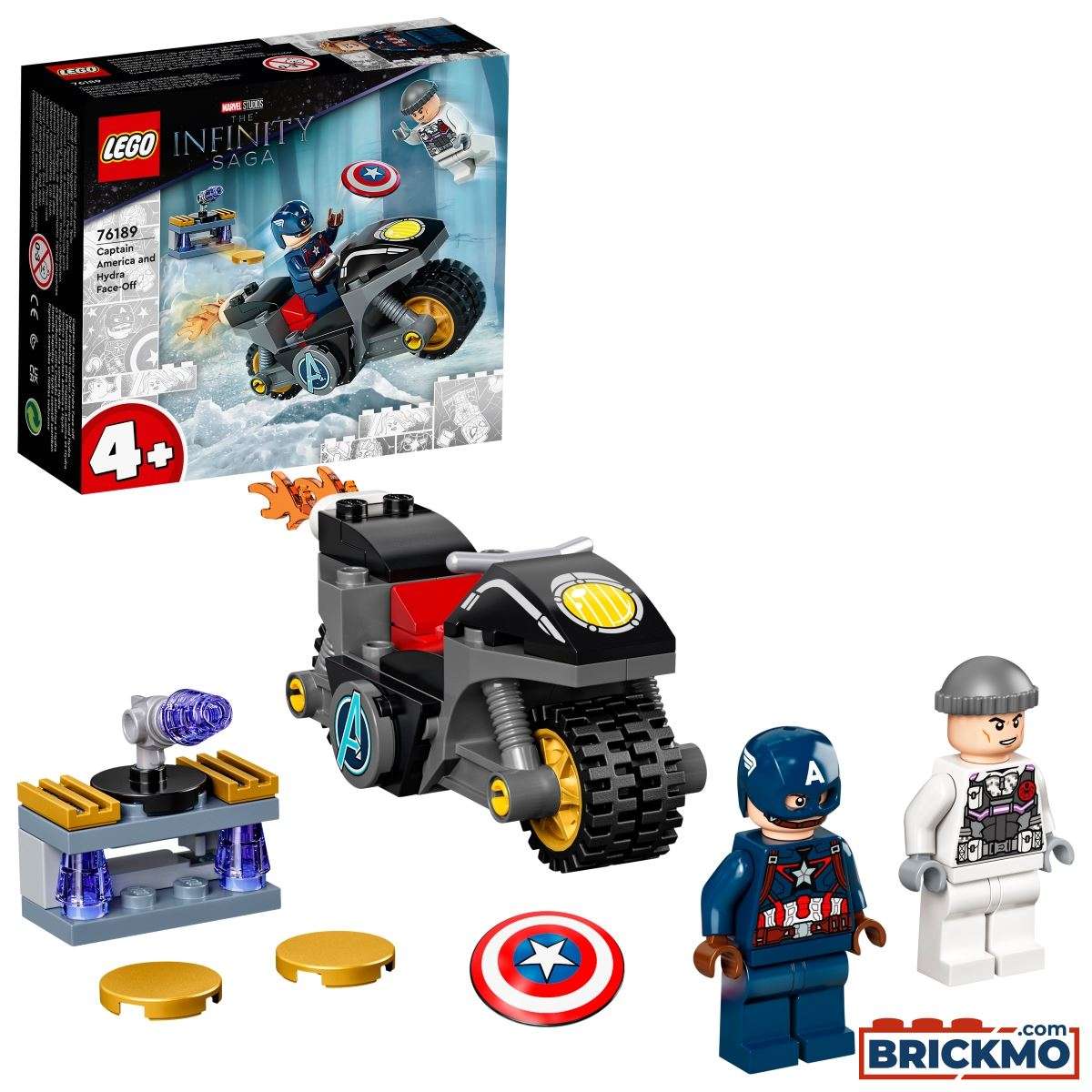 LEGO Marvel Super Heroes 76189 Duell zwischen Captain America und Hydra 76189