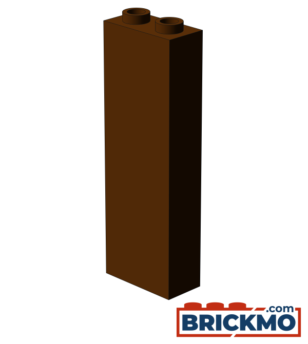 BRICKMO Bricks Brick 1x2x5 without Side Supports reddish brown 46212