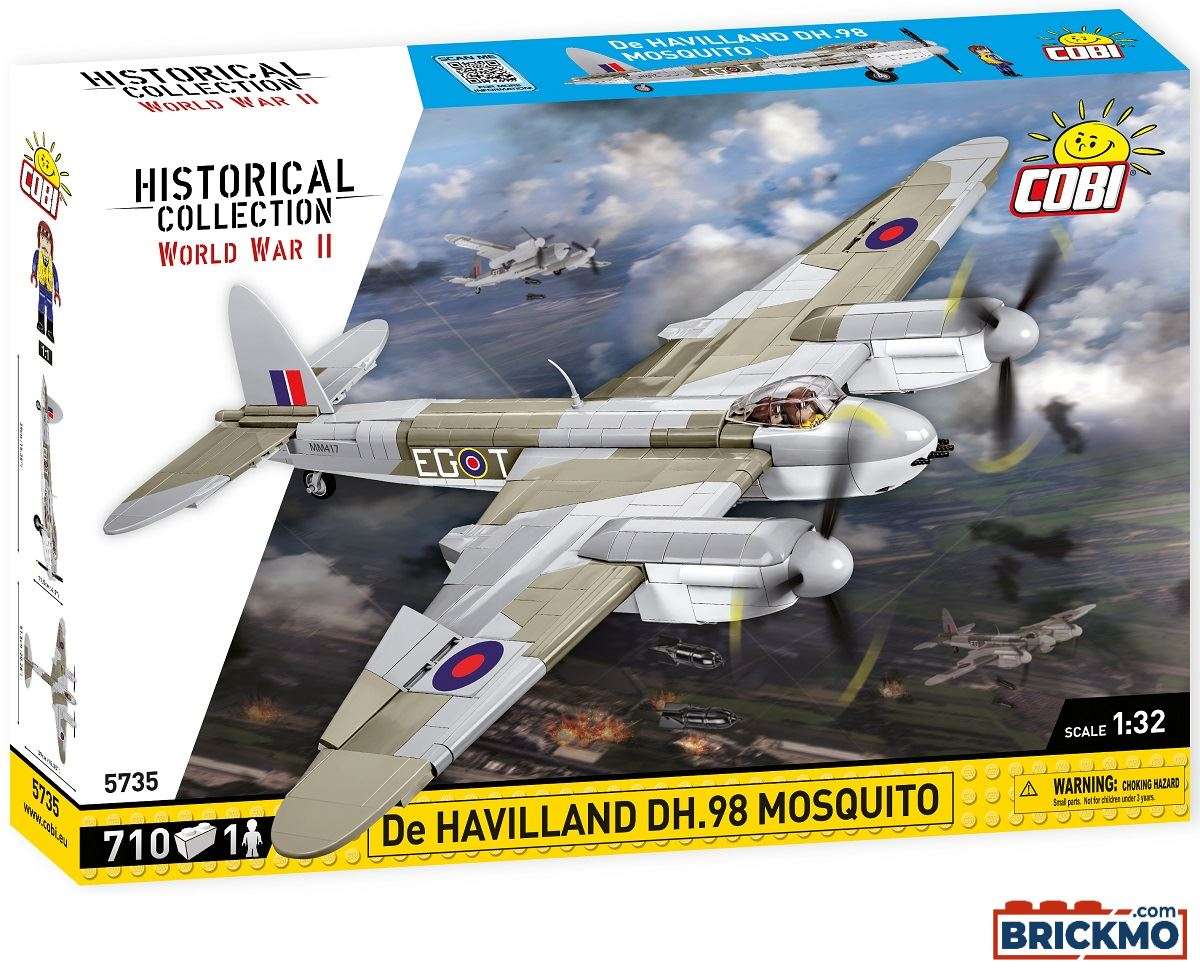 Cobi Historical Collection World War II 5735 De Havilland DH-98 Mosquito 5735