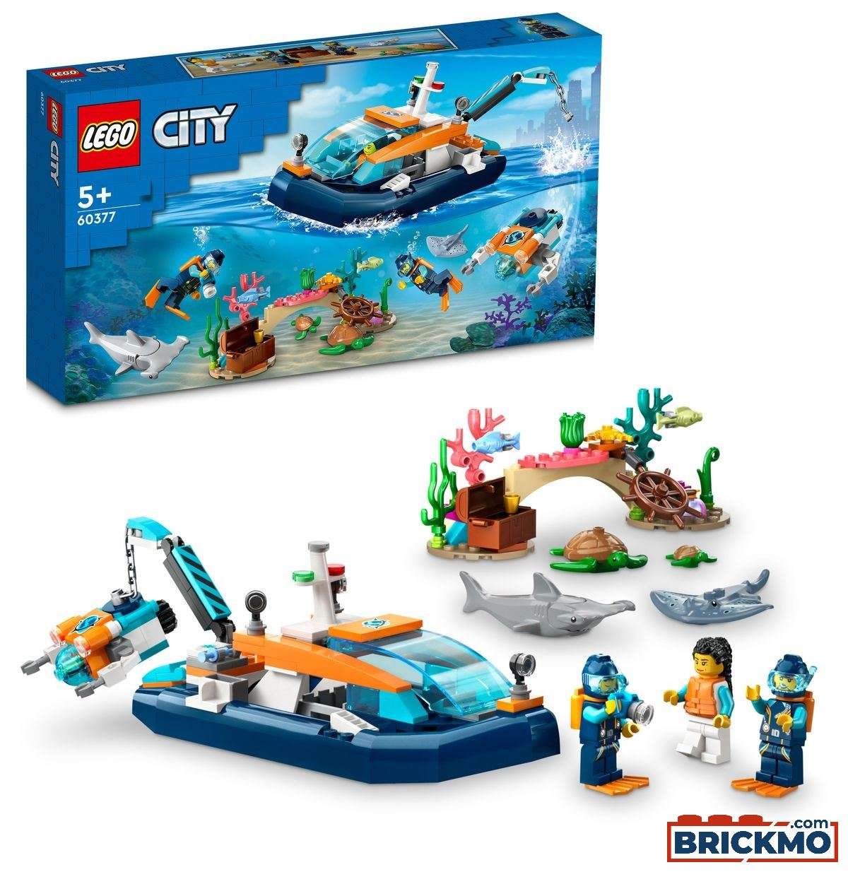 LEGO City 60377 Explorer Diving Boat 60377