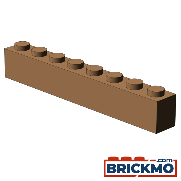 BRICKMO Bricks Brick 1x8 medium dark flesh 3008