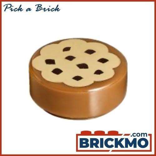 LEGO Bricks Tile Round 1x1 with Cookie Tan Frosting and Chocolate Sprinkles Pattern 98138pb014 35381